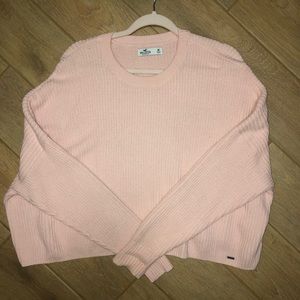 Pink Cropped Sweater